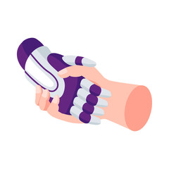 Human Robot Handshake Composition