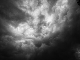 dark stormy clouds
