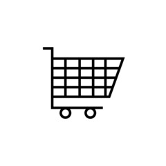 Graphic cart icon for your design and website