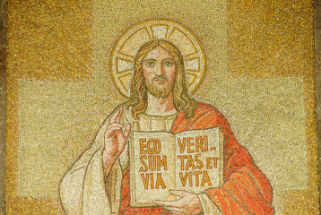 Fototapeta premium Italy - June 2000: Jesus Christ, God and Savior