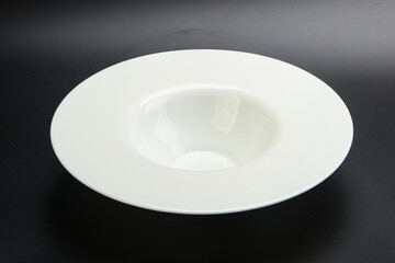 Empty white dish for pasta