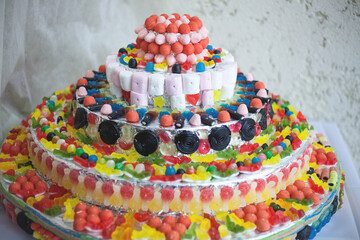 gateau de bonbons 