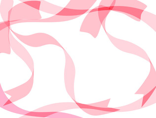 リボンをイメージした背景のイラスト