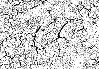 ひび割れのグランジベクター素材