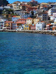 Fototapeta na wymiar parga greece tourist resort by the sea