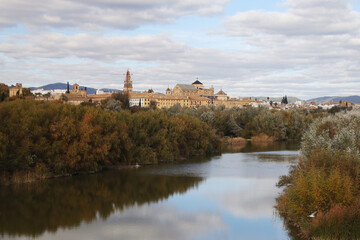 Mezquta cathedral and panorama of Cordoba, Spain