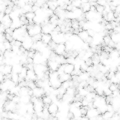 Marble texture seamless pattern. Realistic marbling background for design greeting or wedding cards. Black and white repeating template, gray stone or granite material texture. Vector illustration