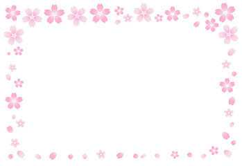 桜　フレーム素材
