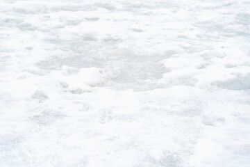 white snow background