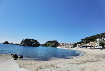 parga greece tourist resort by the sea