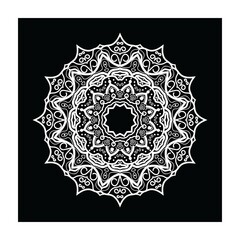 mandala logo art symbol icon vector
