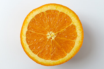 orange on a white background