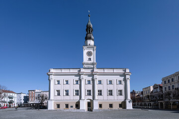 Leszno, Poland - baroque town hall at the main square