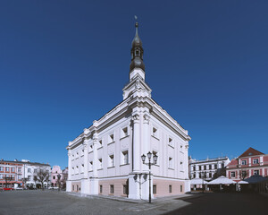 Leszno, Poland - baroque town hall at the main square