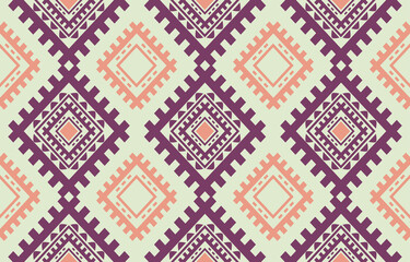 Ethnic design motif abstract background. The seamless Navajo pattern in tribal, textile folk embroidery, chevron art design. Aztec geometric art ornament print. Design for carpet, clothing, fabric.