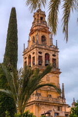 Exterior view and decorative detail from the magnificent Mosque of Cordoba