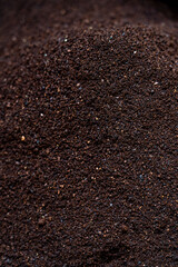 Coffee grind texture background.