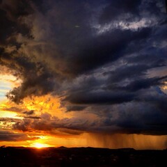 Fototapeta premium Fotos de Por do Sol