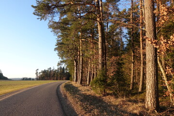 Schöne Landschaft in Donau-Ries, Bayern, Deutschland