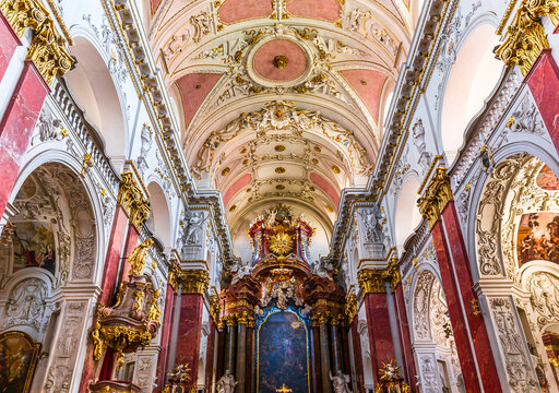 Saint ignatius church, Prague, czech republic