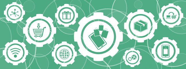 Concept of online shopping