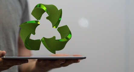 recycling modern grün