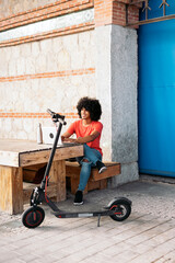 African American Boy Using Laptop