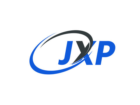 JXP letter creative modern elegant swoosh logo design