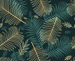 Leaves luxury pattern