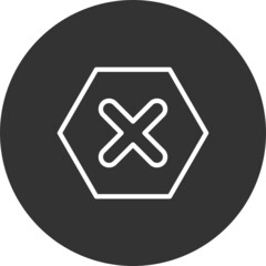 Obraz premium Delete Icon