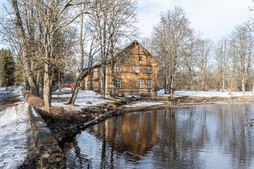 Fototapeta premium manor in estonia