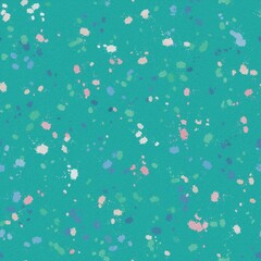 Abstract seamless pattern of multicolored splashes of paint.