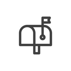 Mailbox line icon