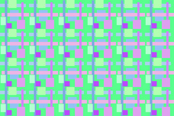 Colorful vector pattern for textiles or other uses in modern colors
