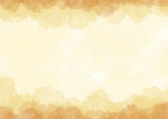 Peach and orange abstract frame watercolor design background texture