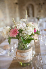 mariage table décoration 