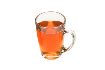 A cup of tea isolated on  white background.