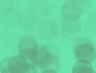 Bright green background with green and gray bokeh, illustration