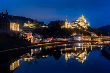 Saarburg panorama in Rhineland-Palatinate near Trier Germany and Luxemburg is a small touristic...