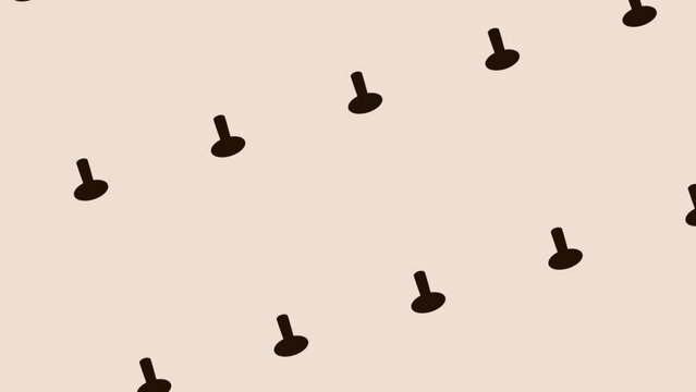 animation of spinning spoon icon on light pastel background