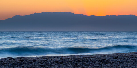 Beach of Cabo de Gata, Cabo de Gata-Níjar Natural Park, UNESCO Biosphere Reserve, Hot Desert Climate Region, Almería, Andalucía, Spain, Europe