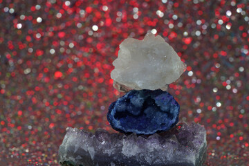 Fototapeta premium Gemstone also known as gem is a mineral 