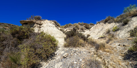 Tabernas Desert Nature Reserve, Special Protection Area, Hot Desert Climate Region, Tabernas, Almería, Andalucía, Spain, Europe