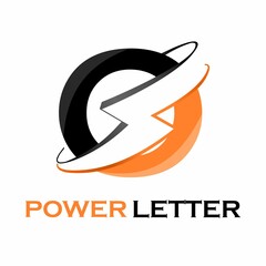 Power letter or electric letter logo design template illustration. suitable for branding, media, website, label, electrician, company, tool, digital, energy, connection, symbol etc. there is font o