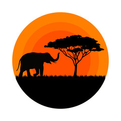 elephant safari logo © Rayan