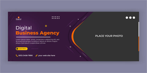 Digital marketing agency and corporate business flyer square modern stories cover social media post banner template - obrazy, fototapety, plakaty