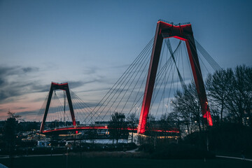 bridge at night