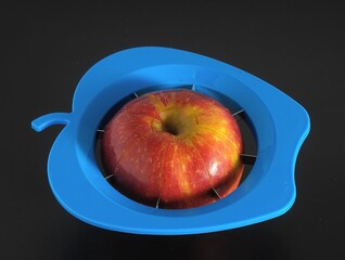 One Blue Aplle Cutting Tool