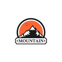 Mountains vector, Mountain Logo Design Vector