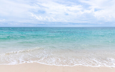 Fototapeta na wymiar beautiful sea in the caribbean